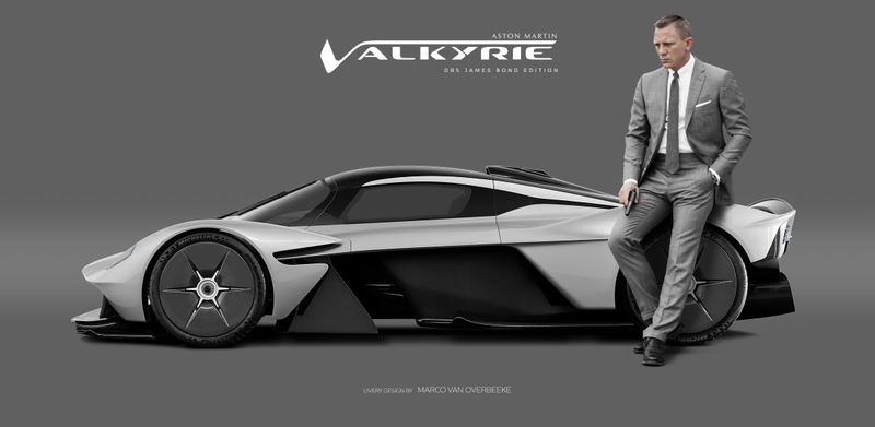 Illustration for article titled The Aston Martin Valkyrie Looks Especially Good In Classic Racing Liveries